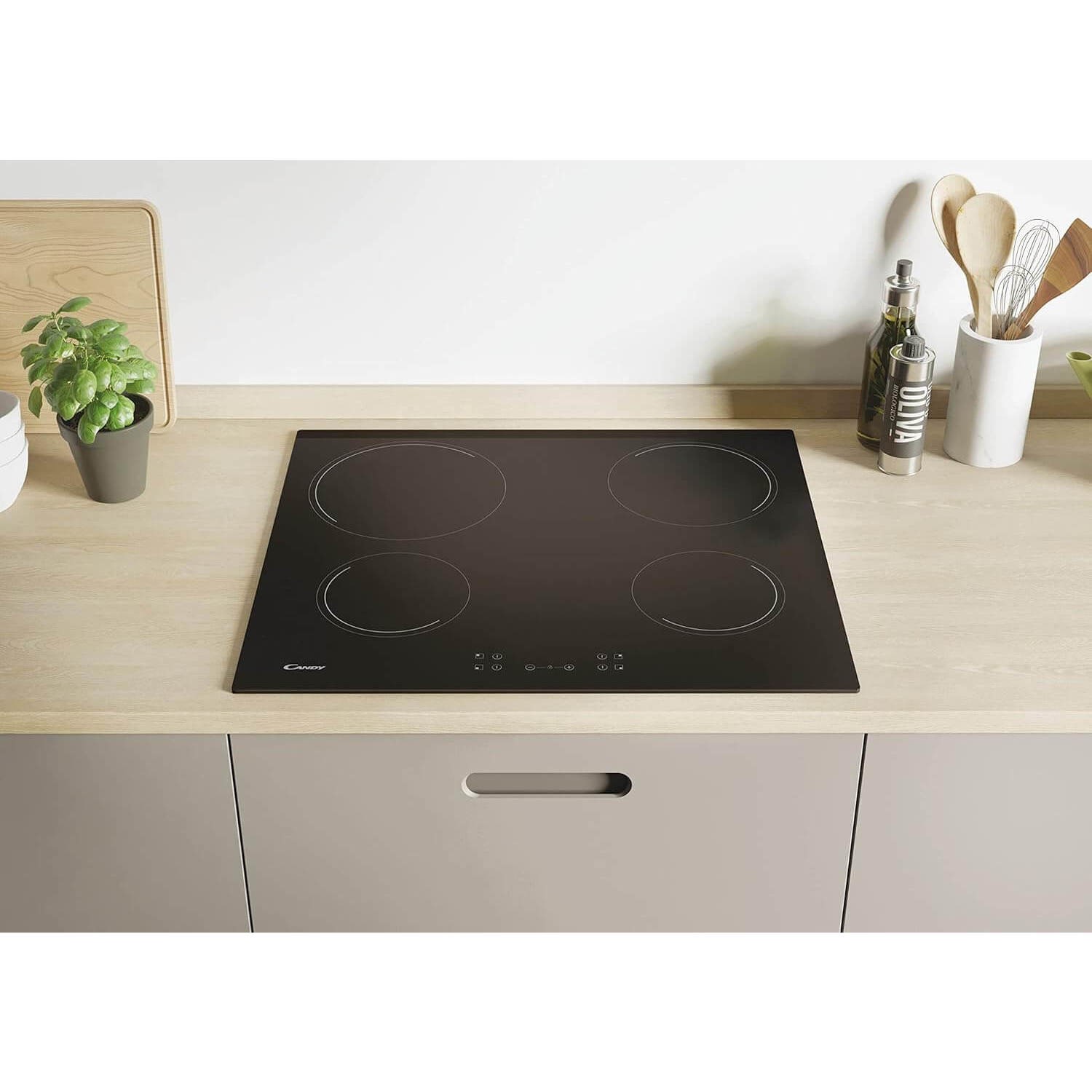 Candy 59cm 4 Zone Ceramic Hob - Image 6