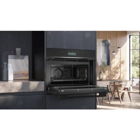 Siemens iQ700 Built-In Combination Microwave Oven - Black - Image 4