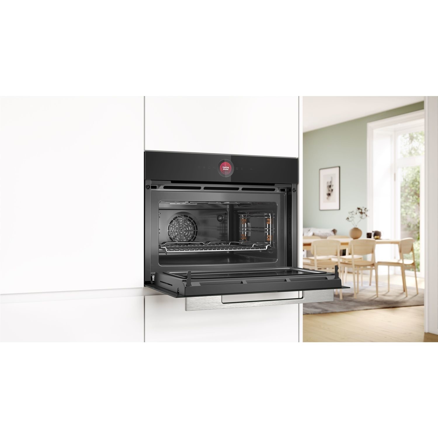 Bosch Series 8 Built-In Combination Microwave Oven - Black - Image 5