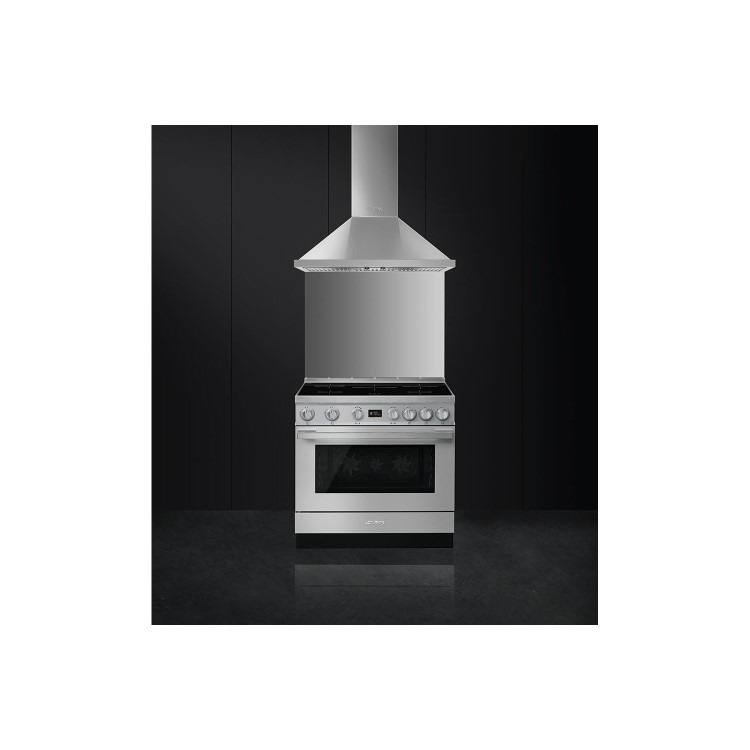 Refurbished Smeg Portofino CPF9IPX 90cm Pyrolytic Induction Range Cooker Stainless Steel - Image 4