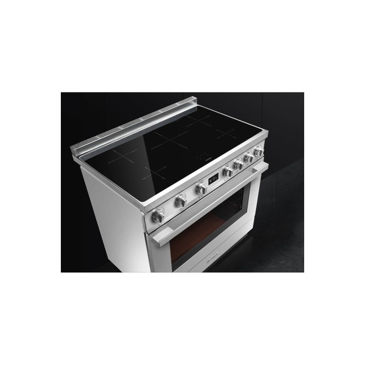 Refurbished Smeg Portofino CPF9IPX 90cm Pyrolytic Induction Range Cooker Stainless Steel - Image 5