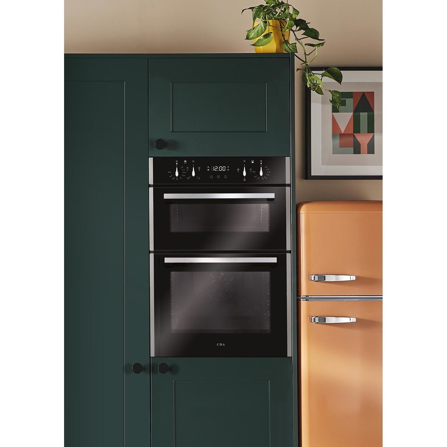 CDA Built-In Electric Double Oven - Stainless Steel - Image 4