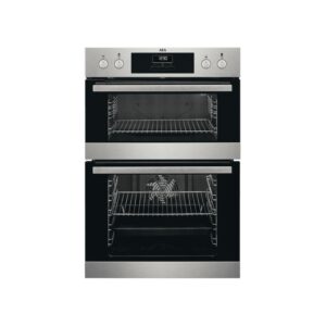 AEG 6000 Series Built-Under Electric Double Oven - Stainless Steel