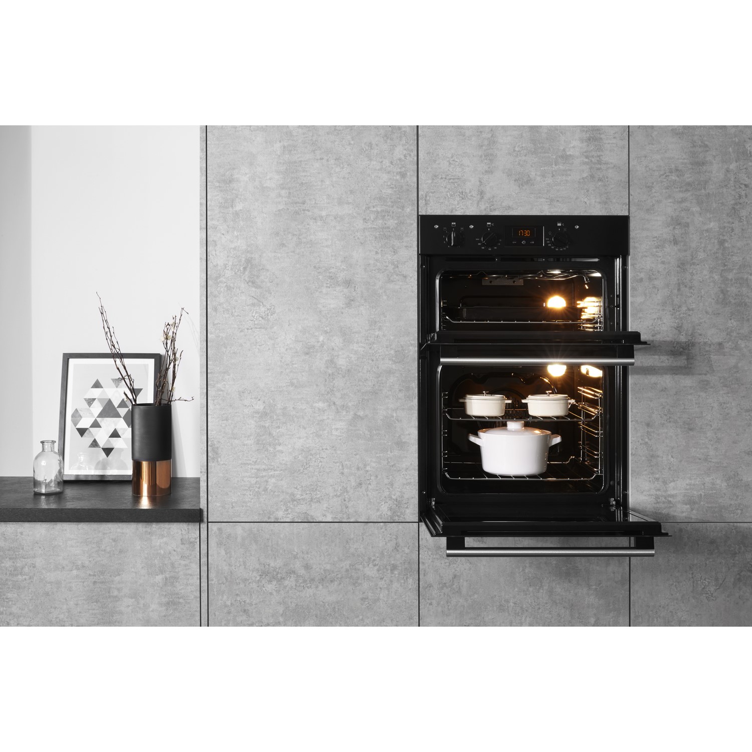 Hotpoint Built-In Electric Double Oven - Black - Image 6