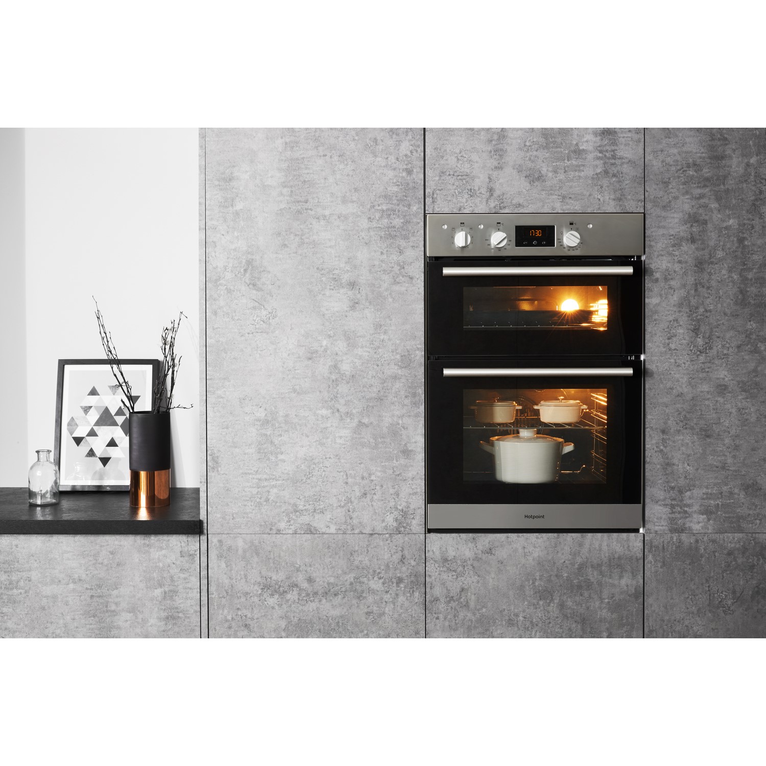 Hotpoint Built-In Electric Double Oven - Stainless Steel - Image 5
