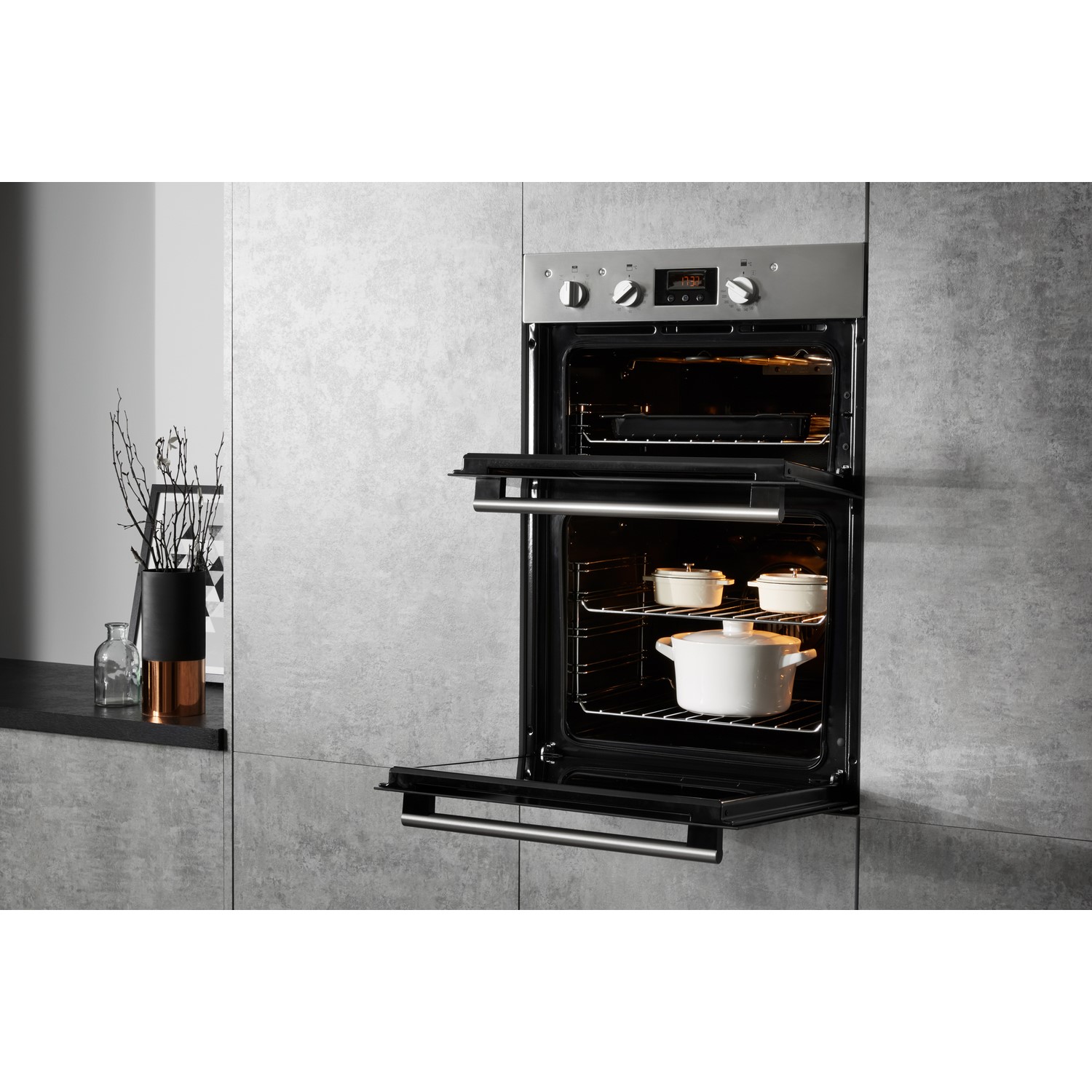 Hotpoint Built-In Electric Double Oven - Stainless Steel - Image 6