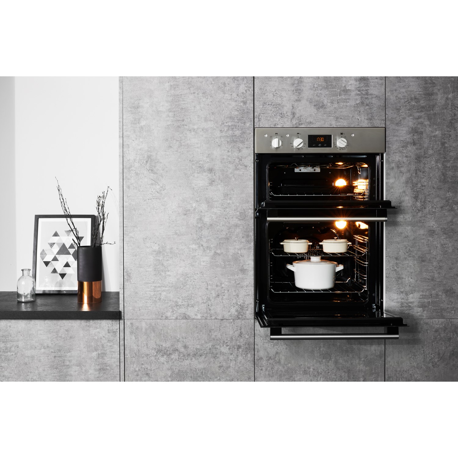 Hotpoint Built-In Electric Double Oven - Stainless Steel - Image 7