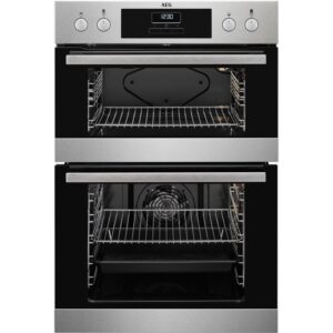 AEG 6000 Series Built-In Electric Double Oven - Stainless Steel