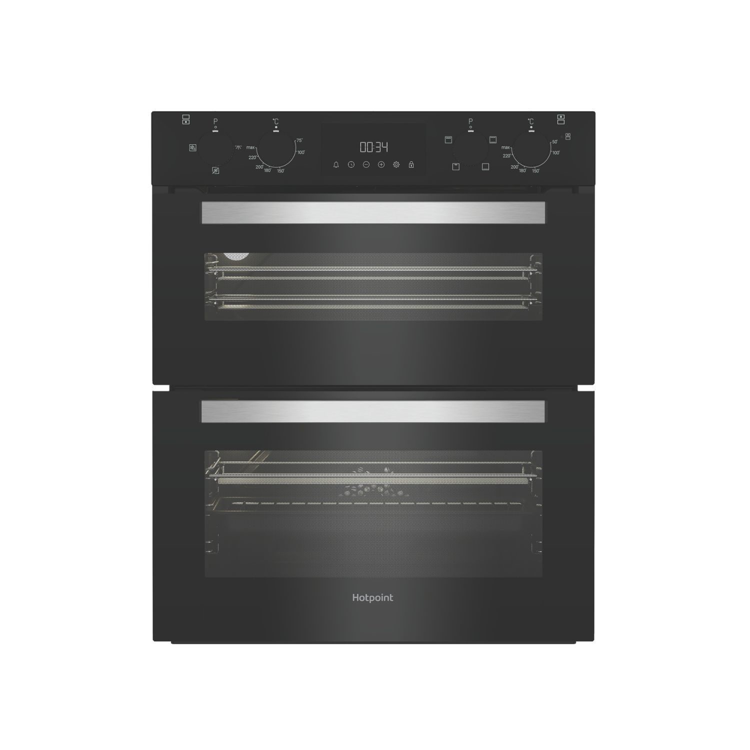 Hotpoint Built-In Electric Double Oven - Black