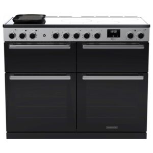 Rangemaster Edge Deluxe 110cm Induction Range Cooker - Black Glass