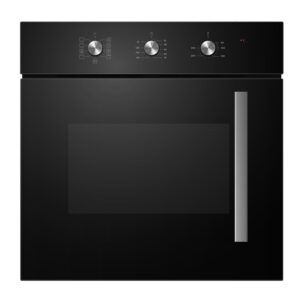 electriQ Fan Assisted Single Oven with Side Opening Door - Black