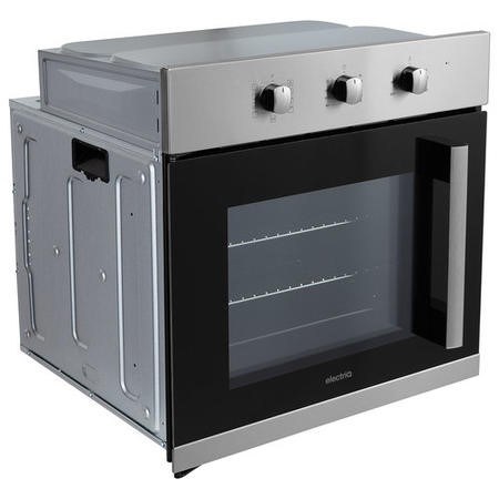electriQ Fan Assisted Single Oven with Side Opening Door - Stainless Steel - Image 2