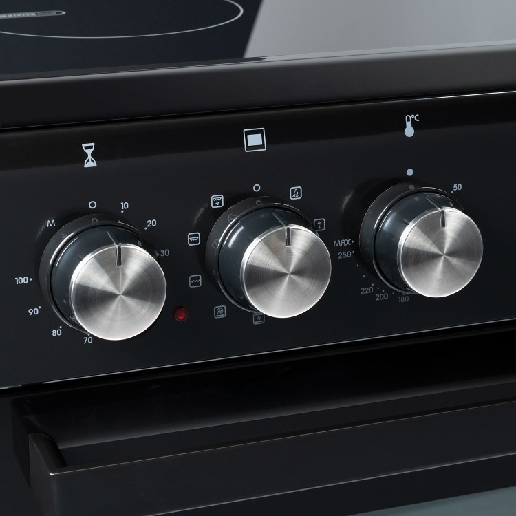 Refurbished electriQ EQRANGE90SINDK 90cm Single Cavity Induction Range Cooker Black - Image 5