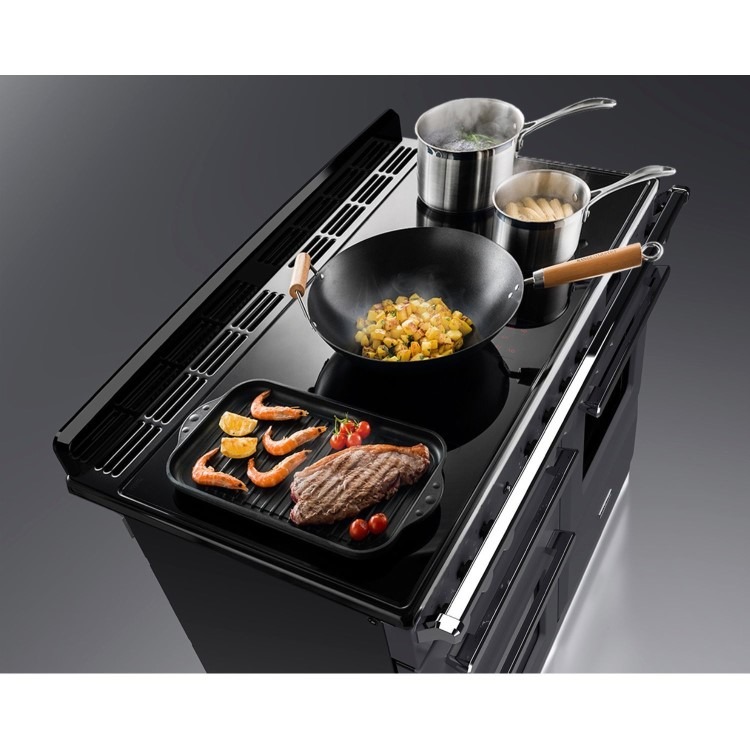 Rangemaster Estel Deluxe 110cm Induction Range Cooker - Slate + Chrome - Image 7