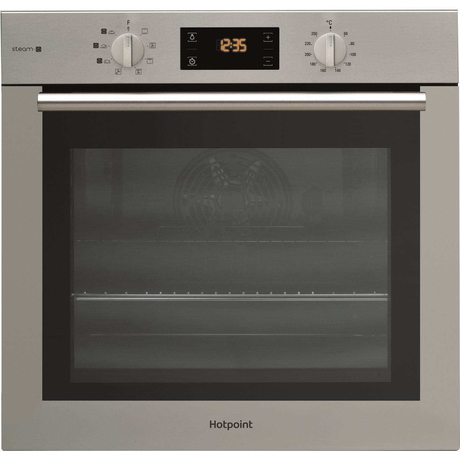 Hotpoint Gentle Steam Electric Single Oven - Stainless Steel