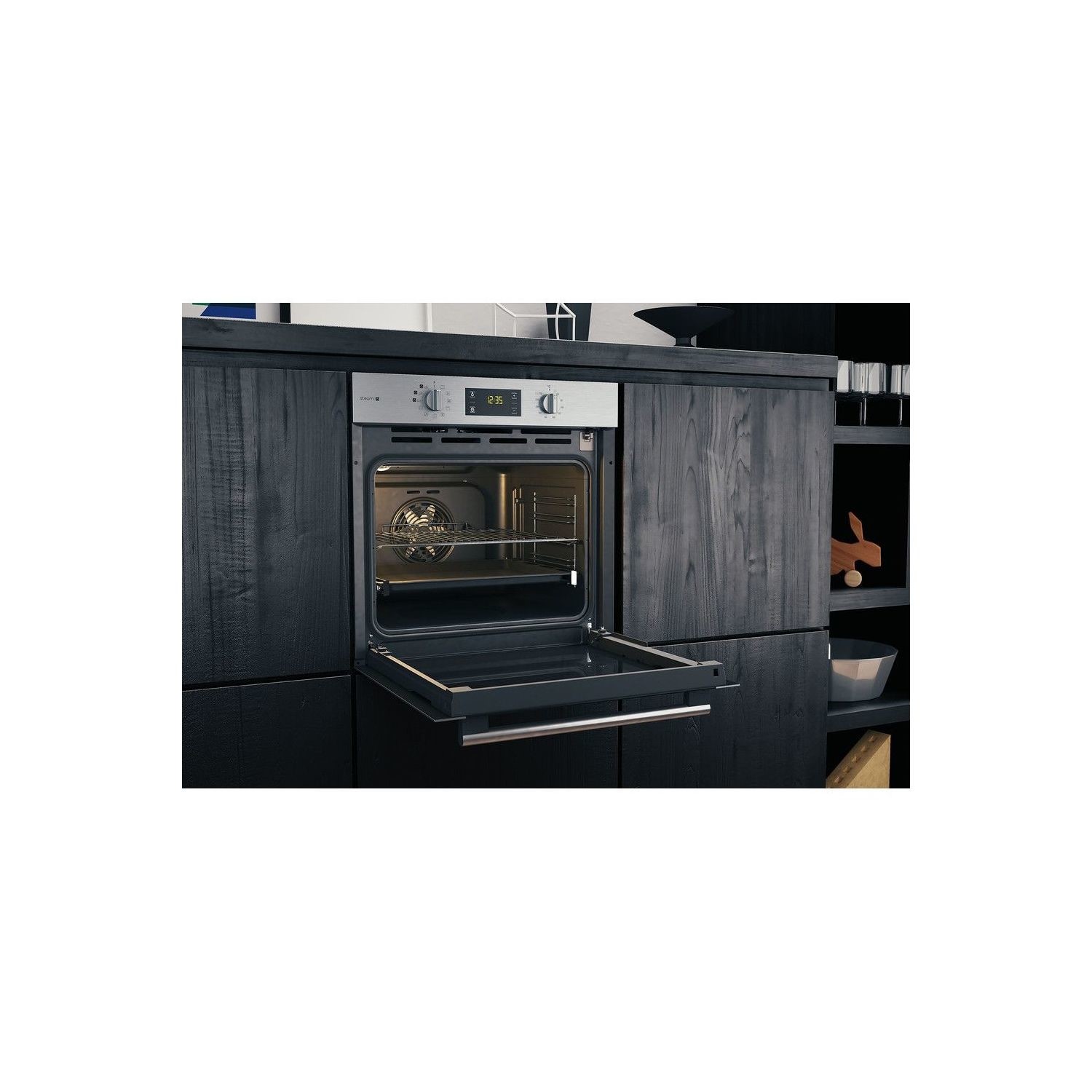 Hotpoint Gentle Steam Electric Single Oven - Stainless Steel - Image 5