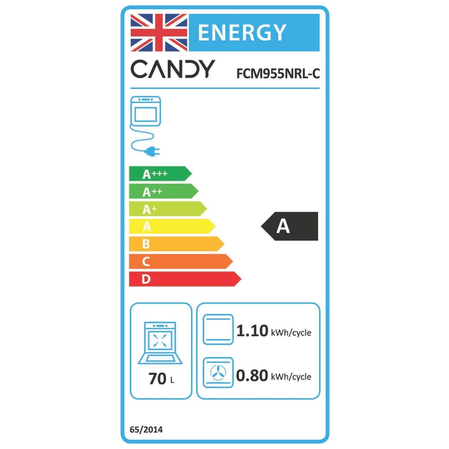 Candy Electric Single Oven - Black - Image 10