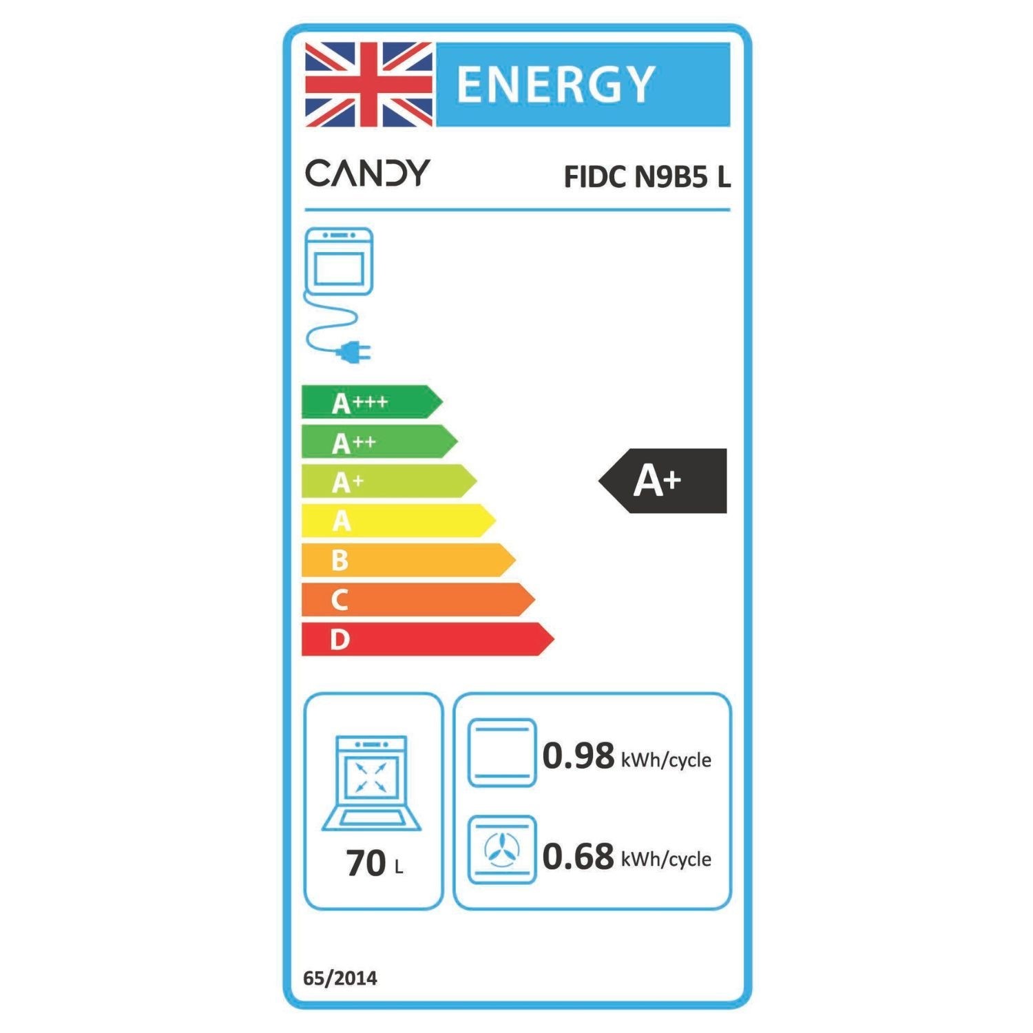 Candy Electric Single Oven - Black - Image 5