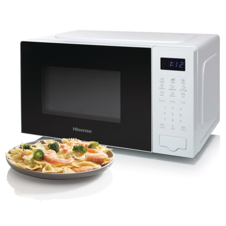 Hisense 20L Freestanding Solo Digital Microwave Oven - White - Image 8