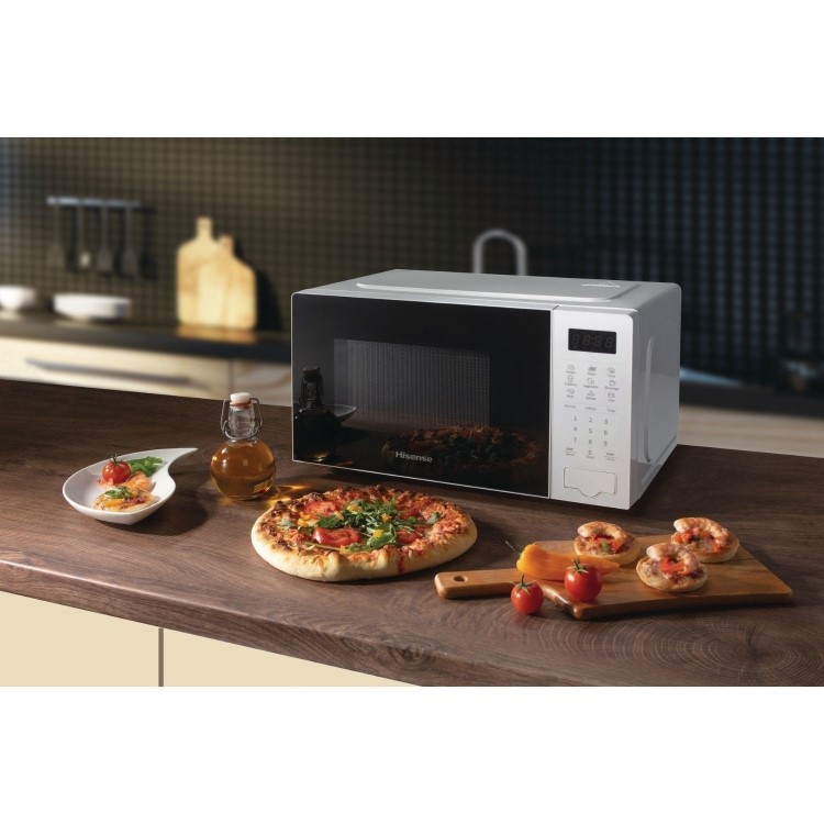 Hisense 20L Freestanding Solo Digital Microwave Oven - White - Image 10
