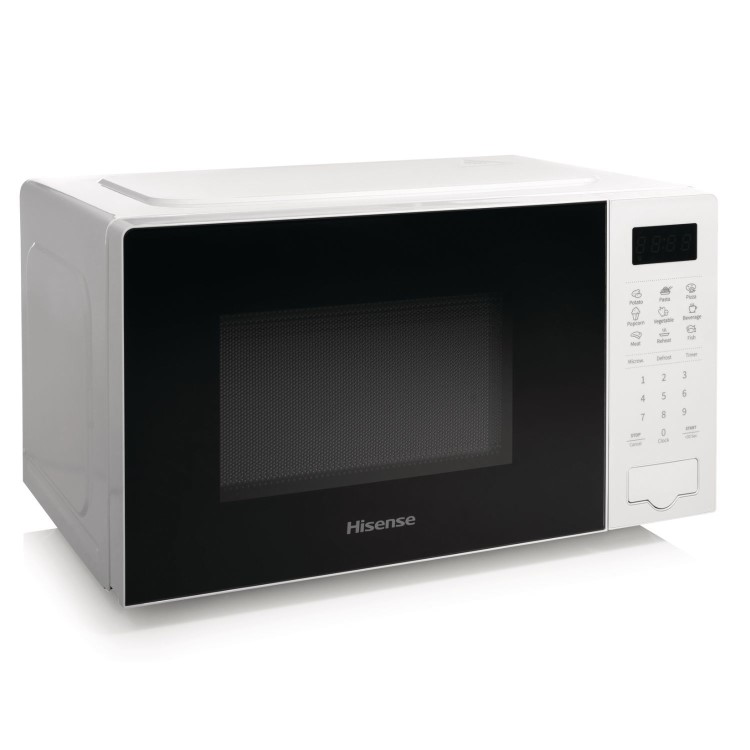 Hisense 20L Freestanding Solo Digital Microwave Oven - White - Image 3