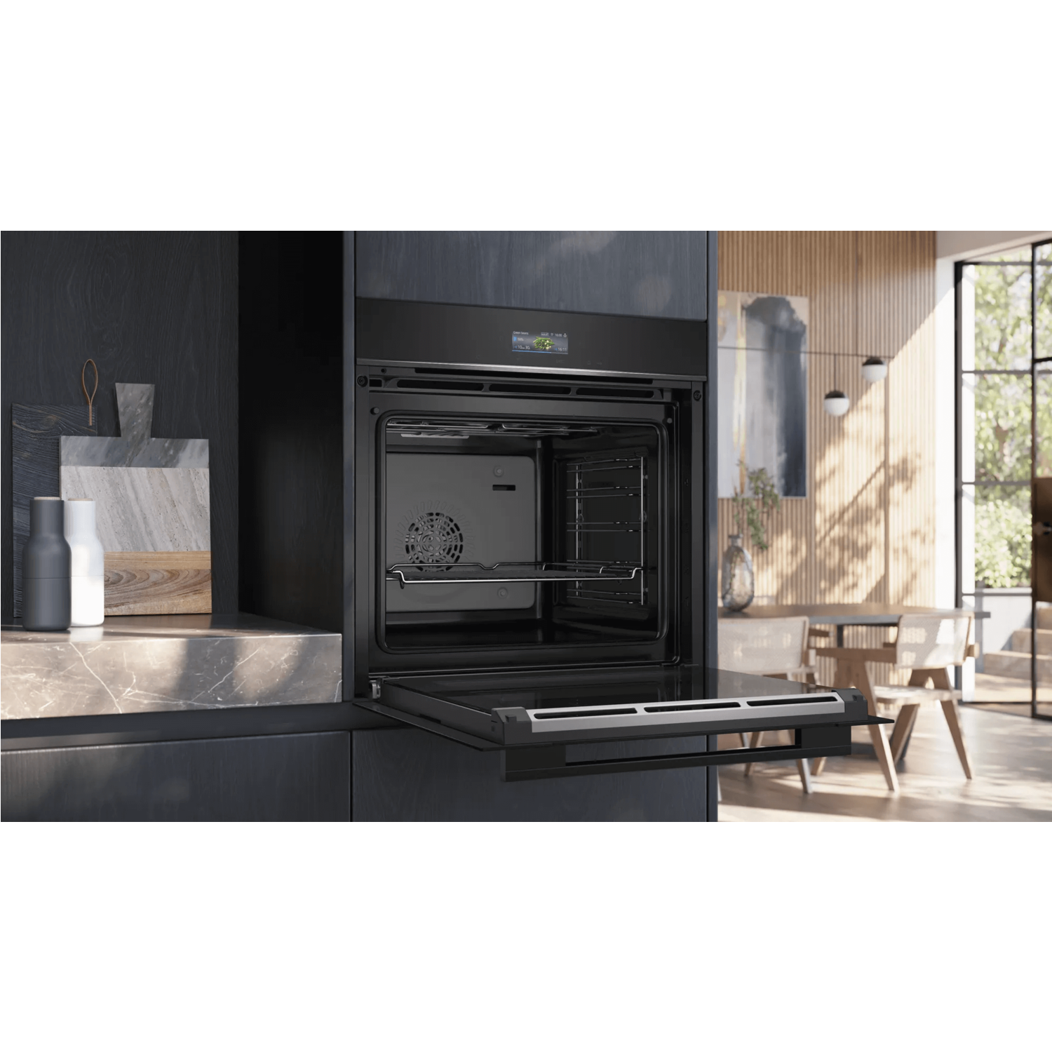 Siemens iQ700 Electric Single Oven - Black - Image 2