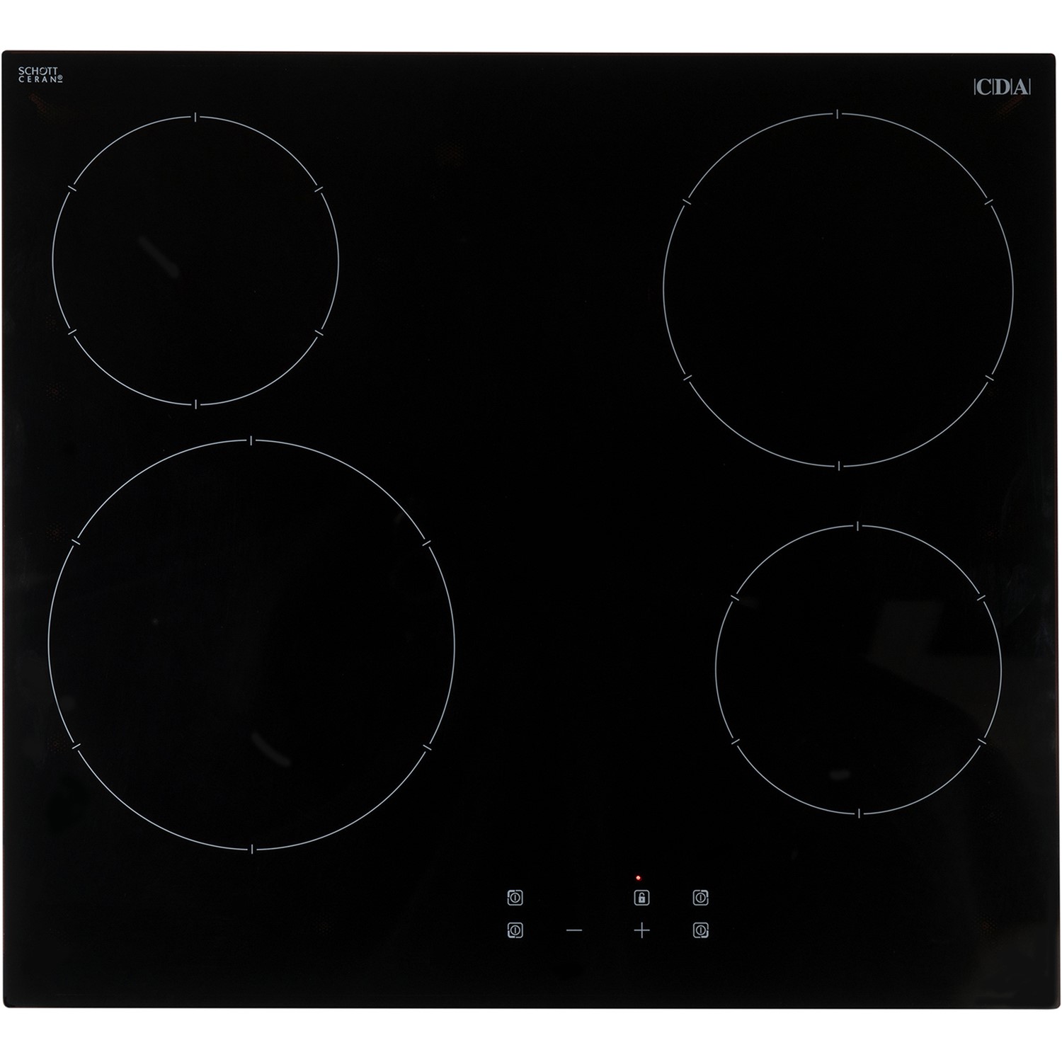 CDA 58cm 4 Zone Ceramic Hob