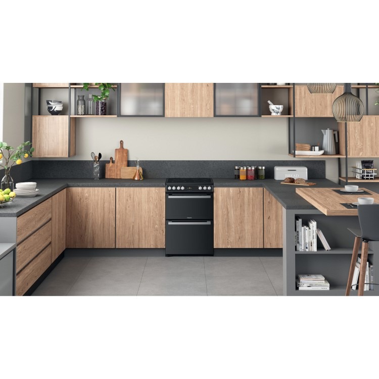 Hotpoint 60cm Electric Cooker - Black - Image 8