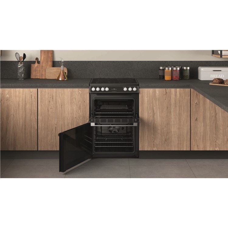 Hotpoint 60cm Electric Cooker - Black - Image 9