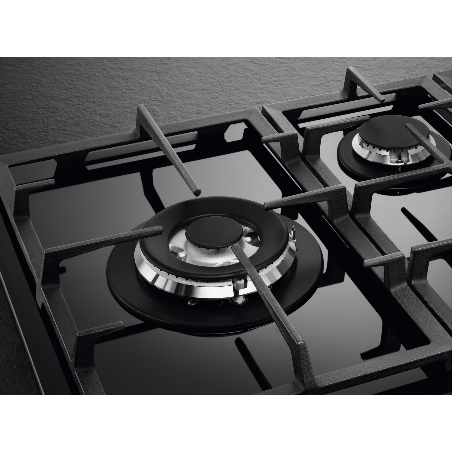 AEG 6000 Series 74cm 5 Burner Gas Hob - Black - Image 3