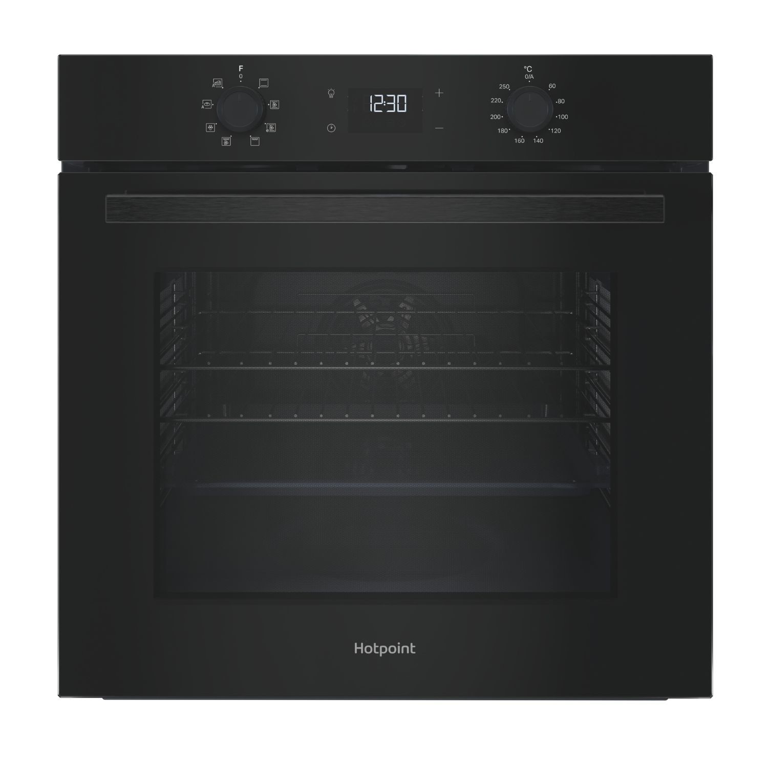 Hotpoint Class 2 Electric Fan Assisted Single Oven - Black