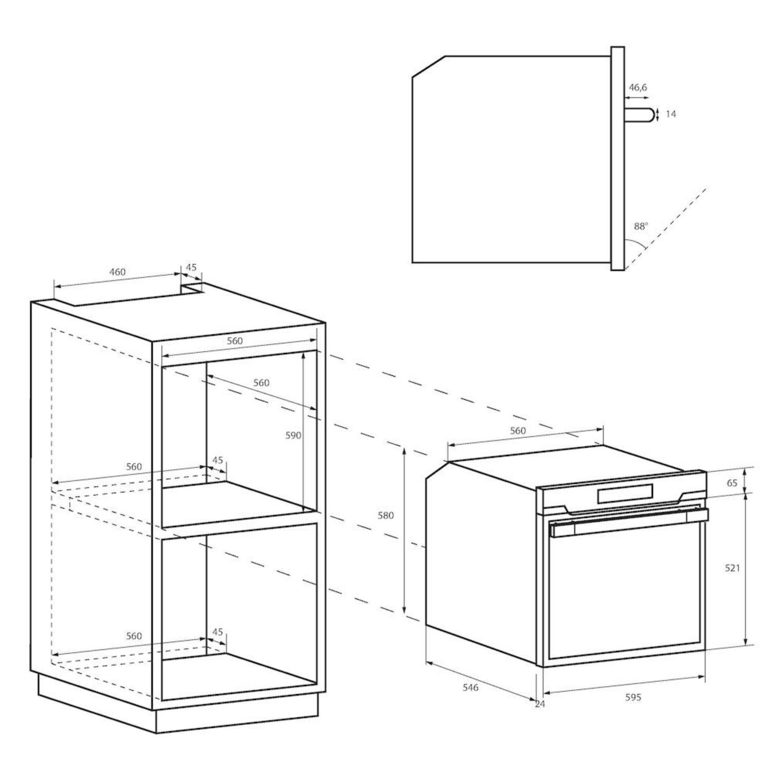 Hoover H-OVEN 300 Electric Single Oven - Stainless Steel - Image 7