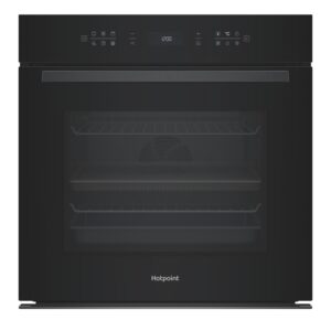 Hotpoint Class 6 Electric Fan Assisted Single Oven with Air Fry and GentleSteam Cooking - Black