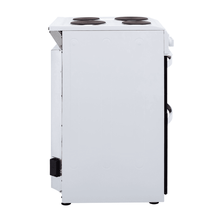 Indesit 50cm Double Cavity Electric Cooker with Sealed Plate Hob - White - Image 5