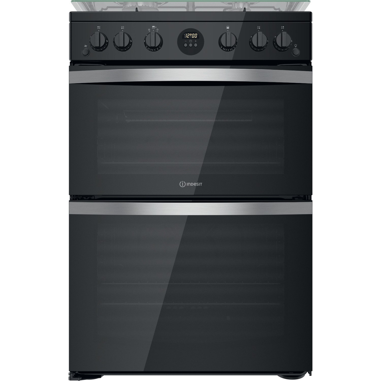 Indesit 60cm Gas Cooker - Black