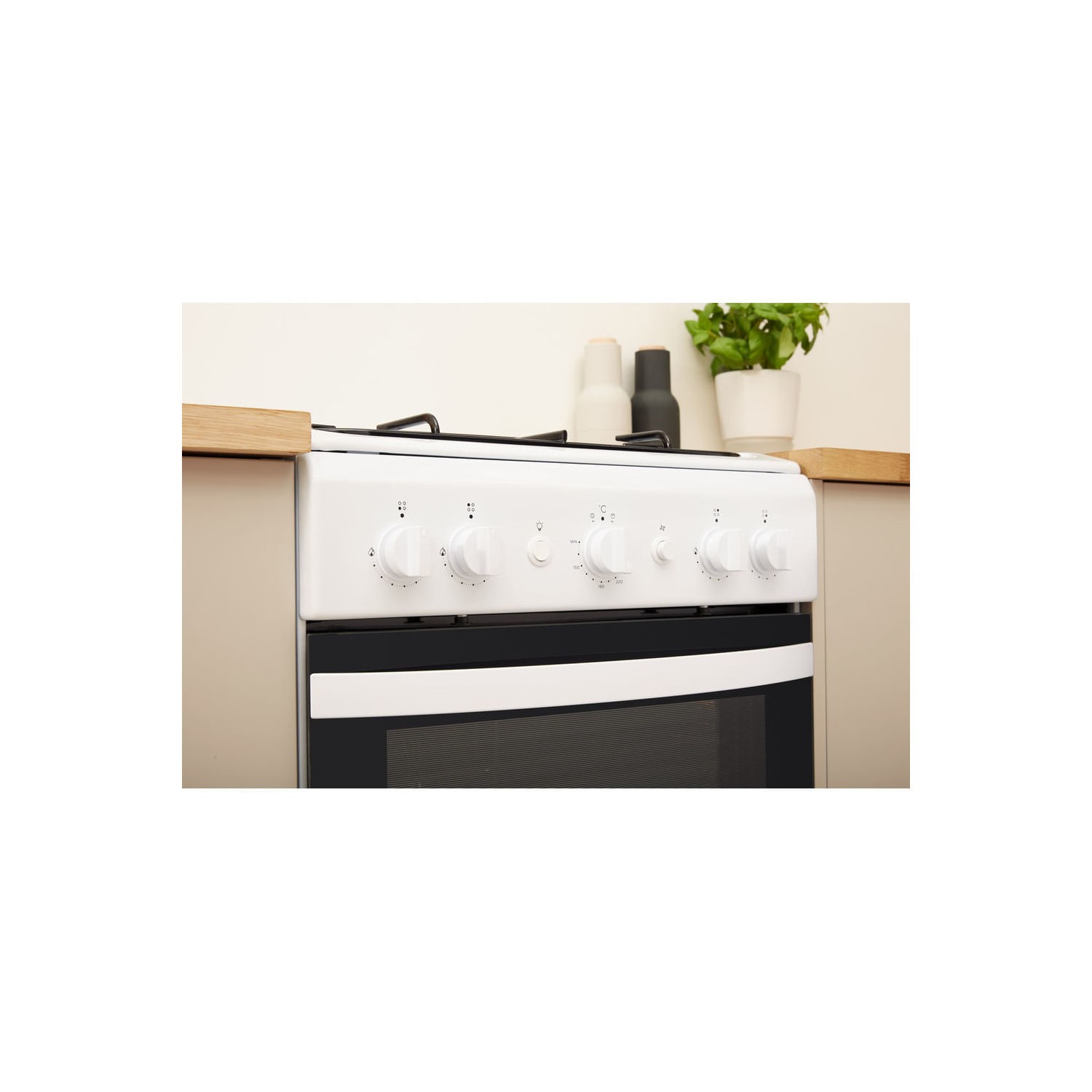 Indesit 50cm Gas Cooker - White - Image 7