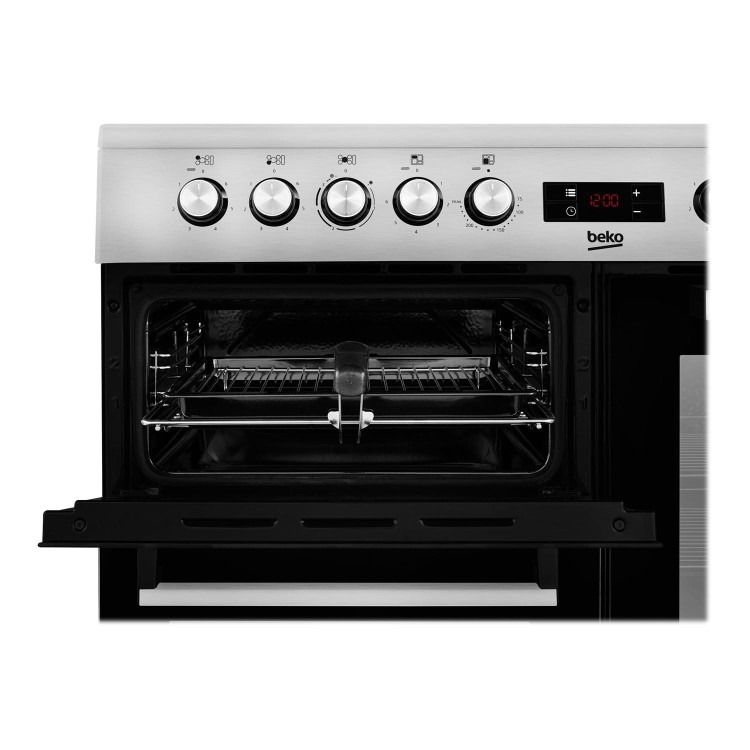 Beko 100cm Electric Range Cooker - Stainless Steel - Image 4