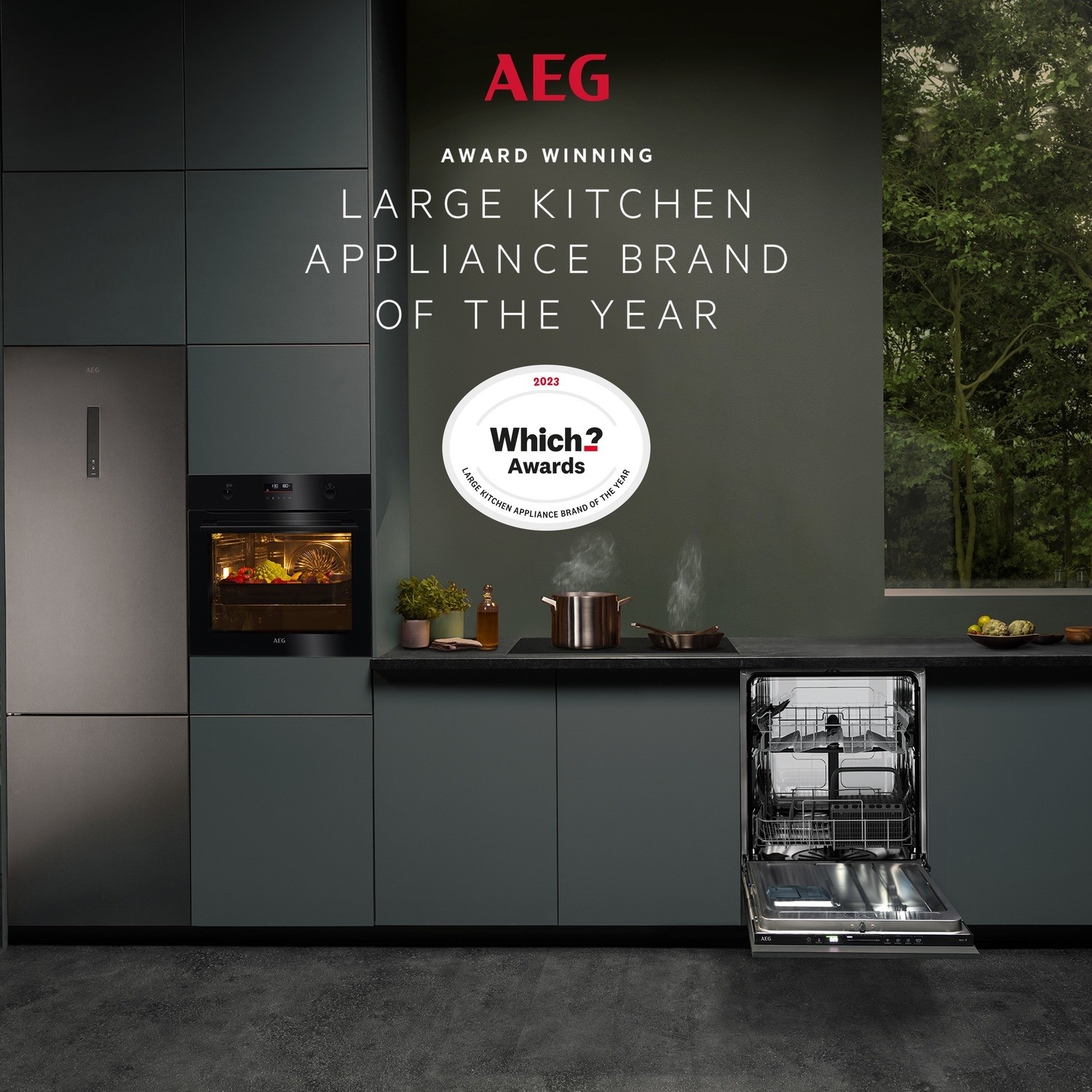 AEG 8000 Series Built-In Combination Microwave Oven - Matt Black - Image 3