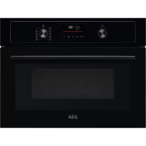 AEG 3000 Series CombiQuick Built-In Combination Microwave Oven - Black