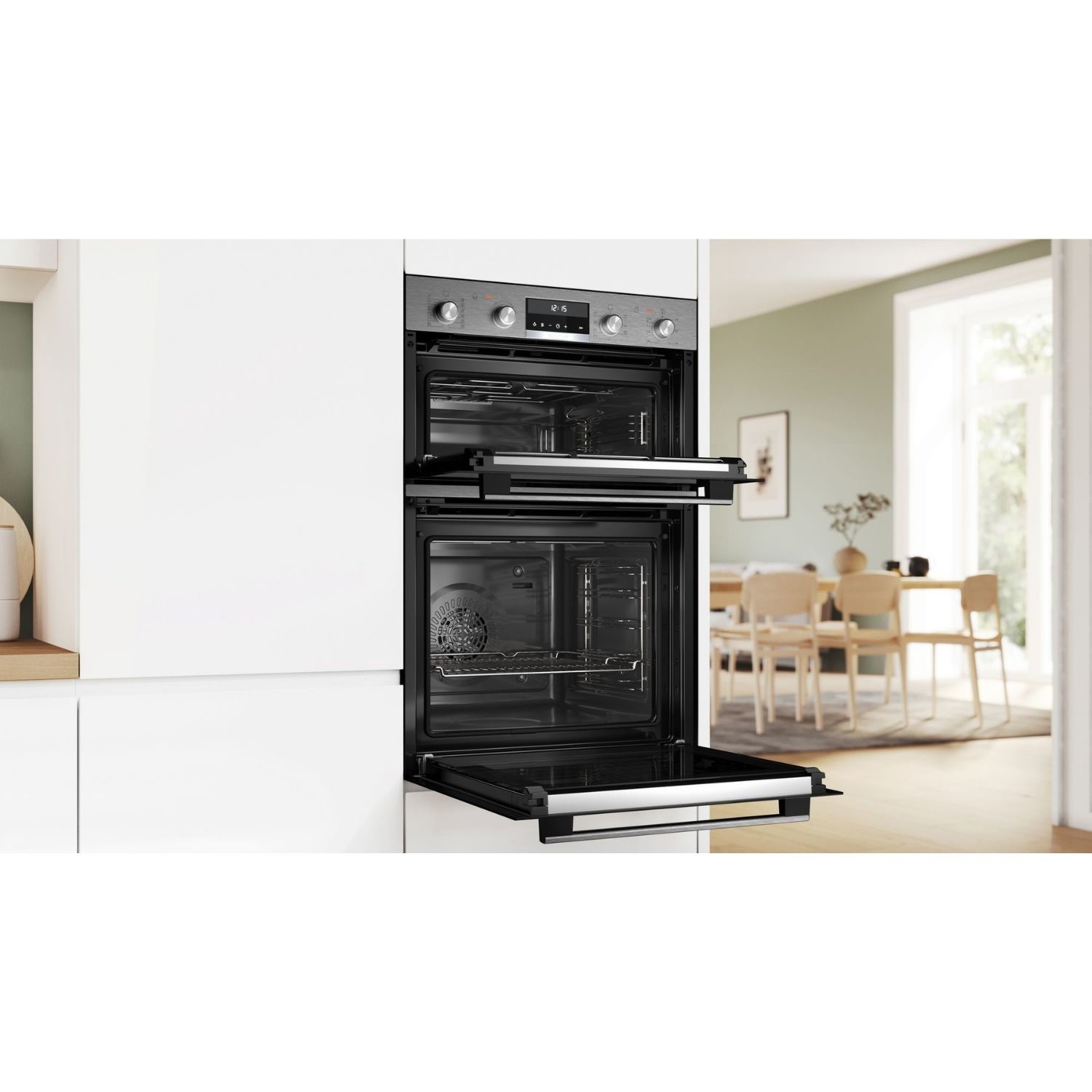 Bosch Series 6 Electric Built-In Double Oven - Stainless Steel - Image 3