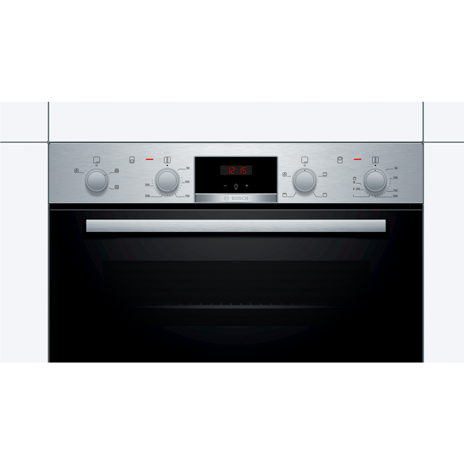 Bosch Series 2 Built-In Electric Double Oven - Stainless Steel - Image 2