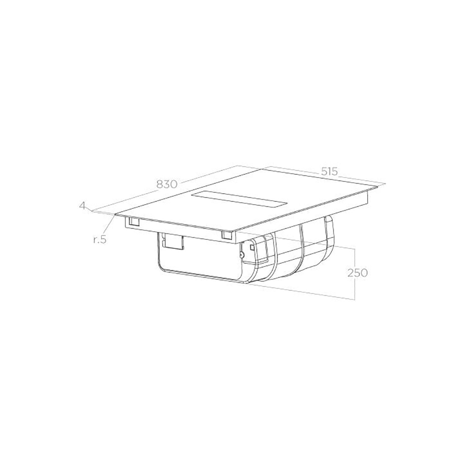 Elica NikolaTesla 80cm Venting Induction Hob - Image 5