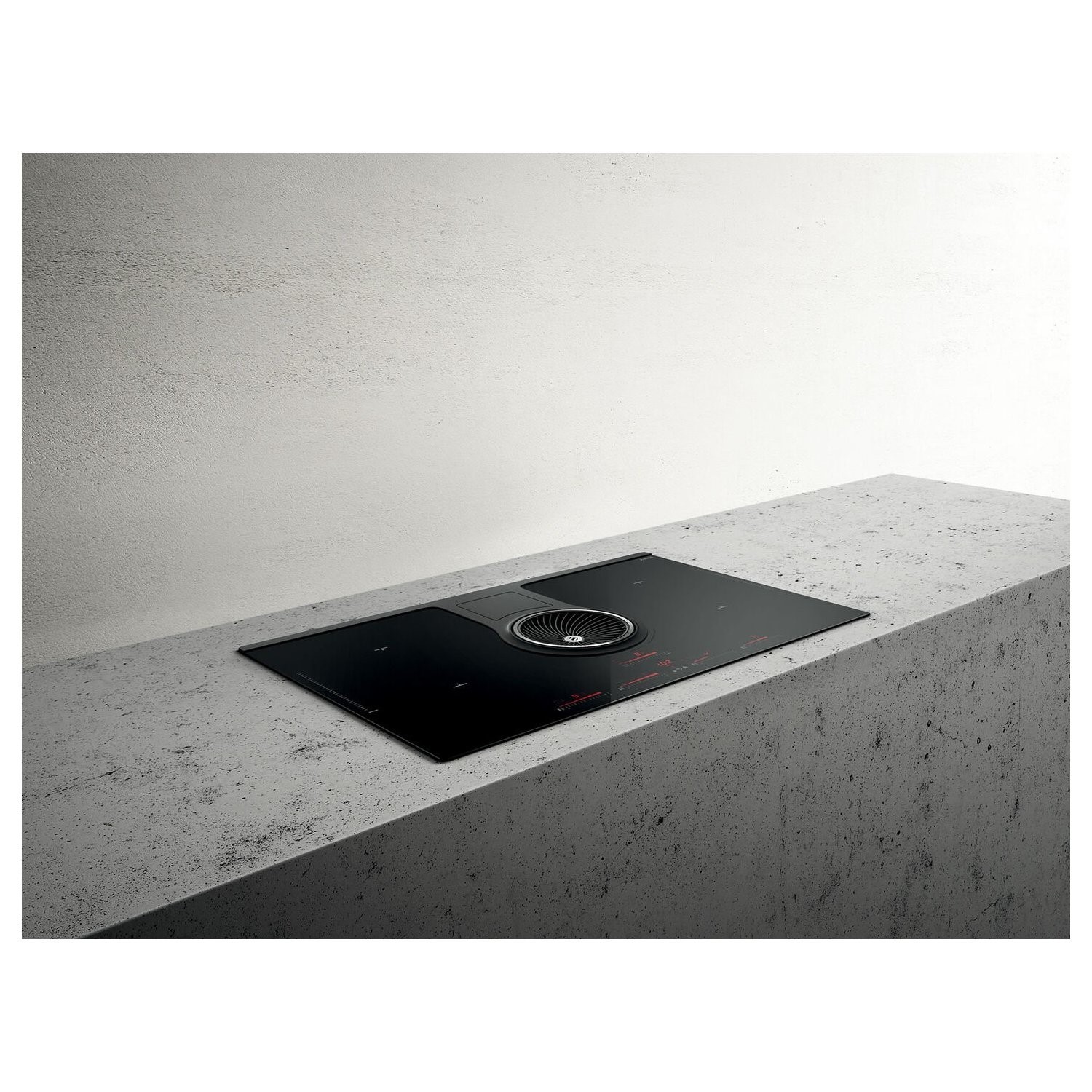 Refurbished Elica NikolaTesla NT-ONE-RC 4 Zone Induction Hob with Built-In Extractor Recirculation Model - Image 2