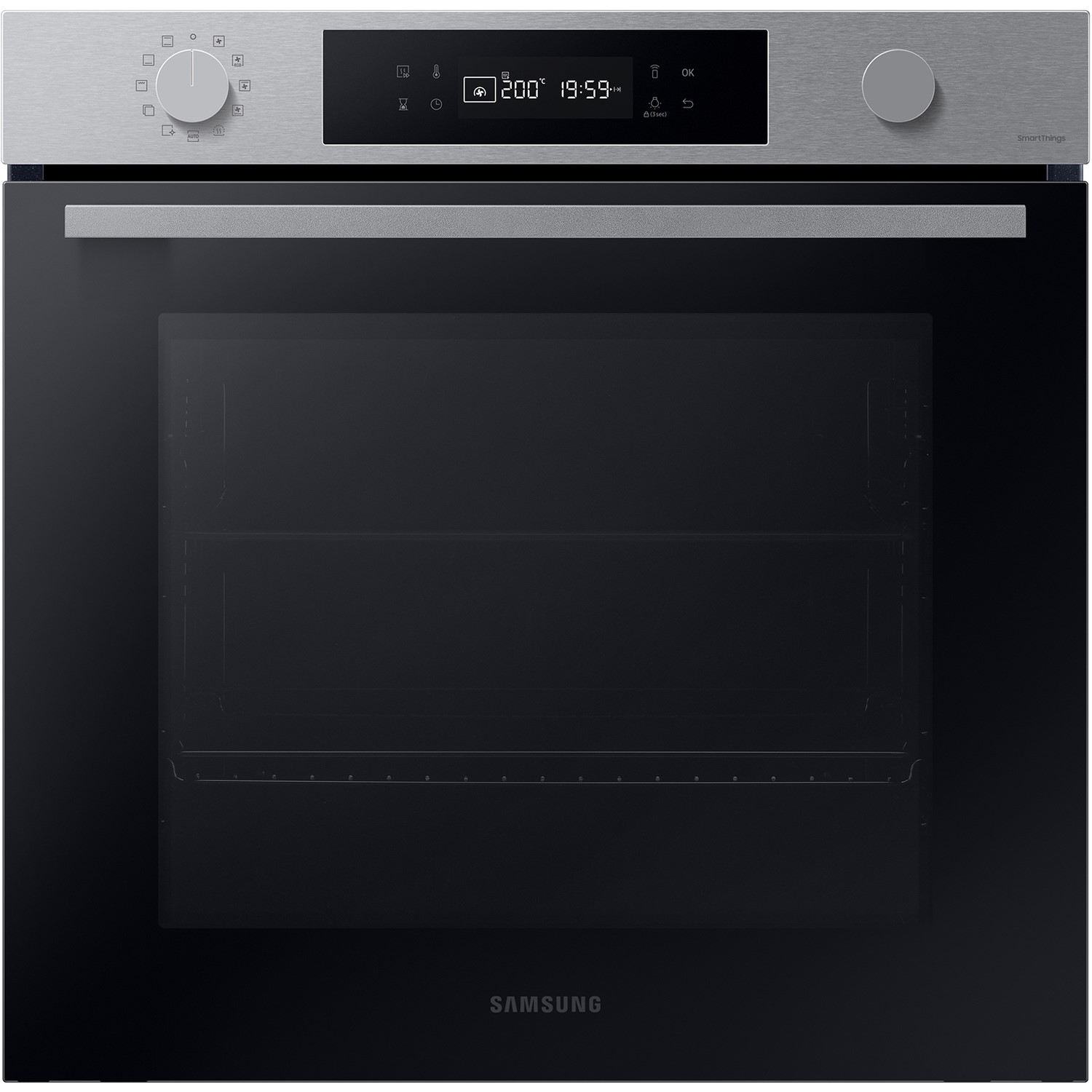 Refurbished Samsung Series 4 NV7B41307AS 60cm Single Built In Electric Oven Stainless Steel