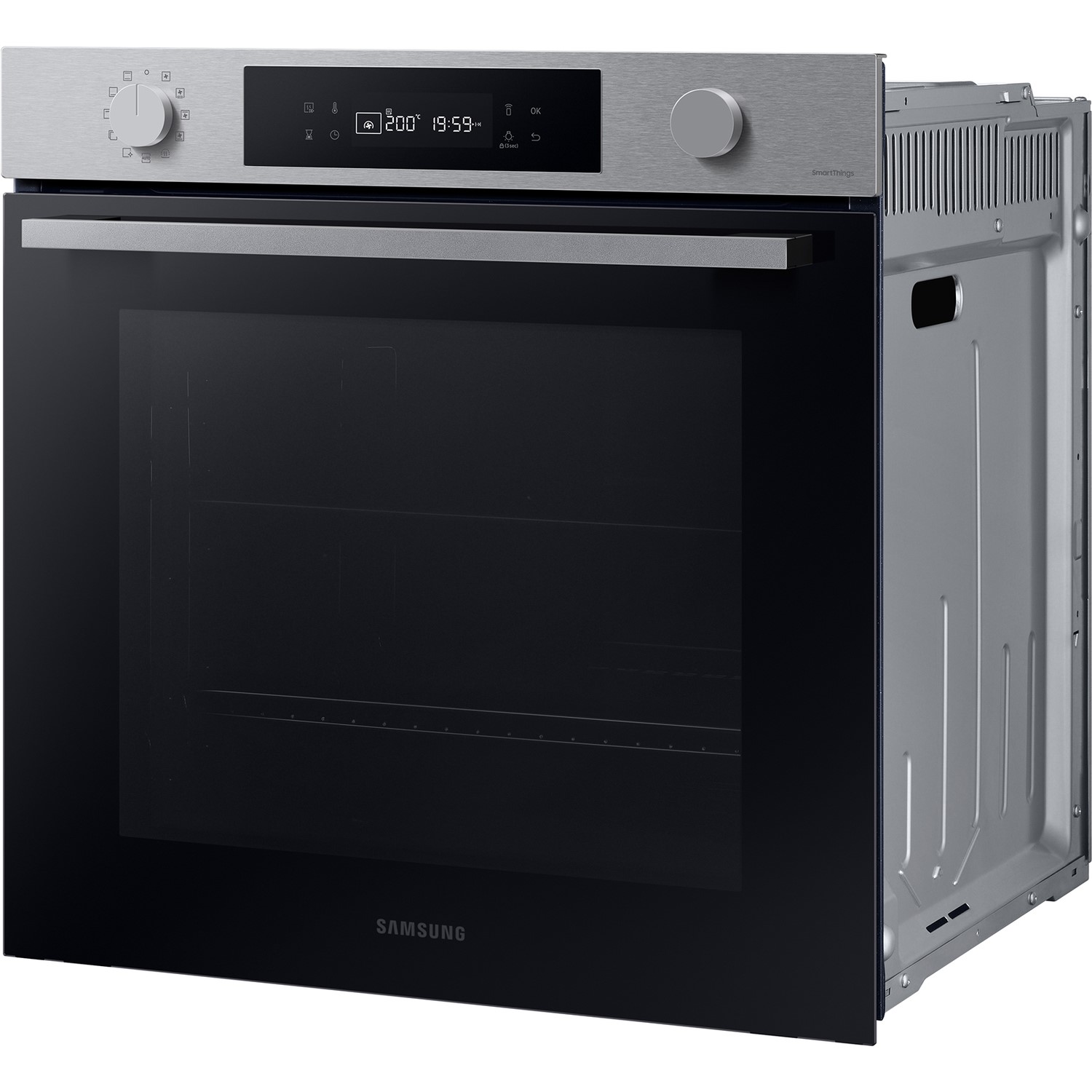 Refurbished Samsung Series 4 NV7B41307AS 60cm Single Built In Electric Oven Stainless Steel - Image 4