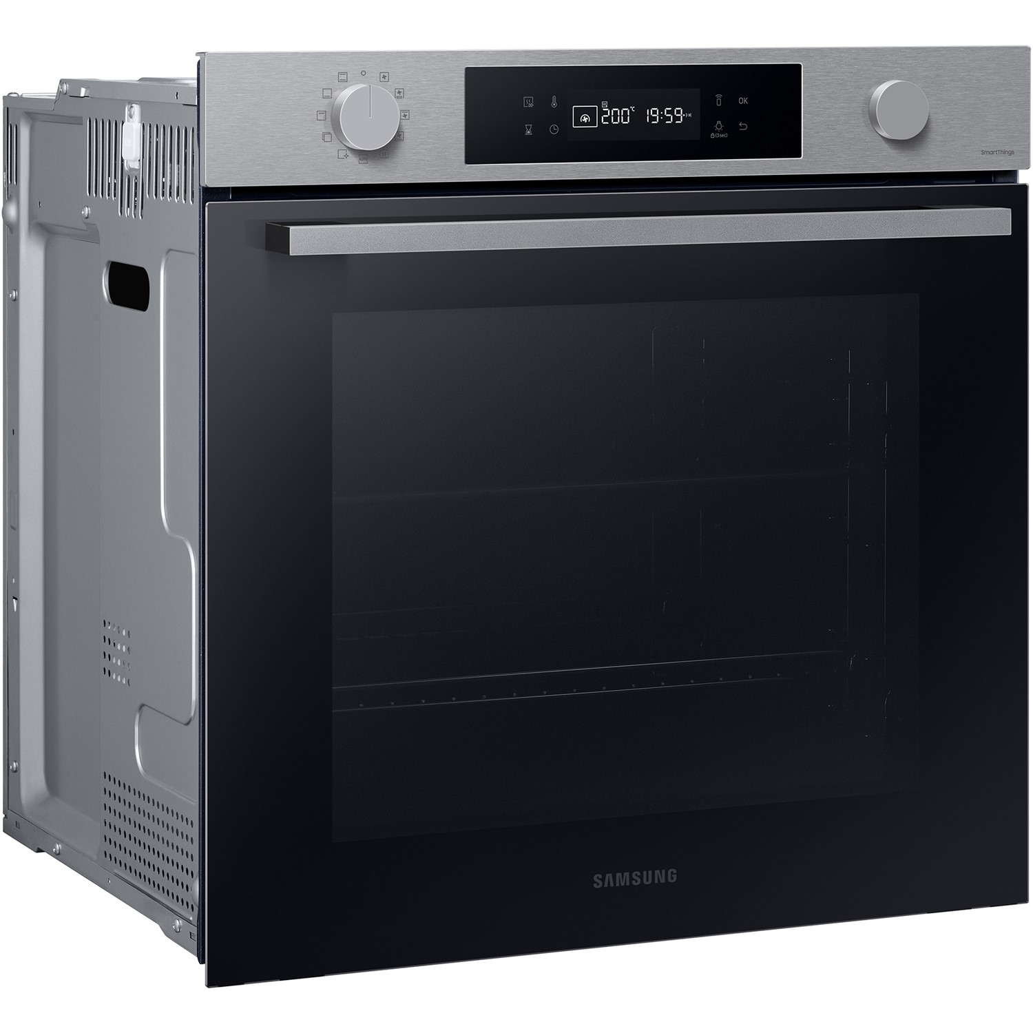 Refurbished Samsung Series 4 NV7B41307AS 60cm Single Built In Electric Oven Stainless Steel - Image 5