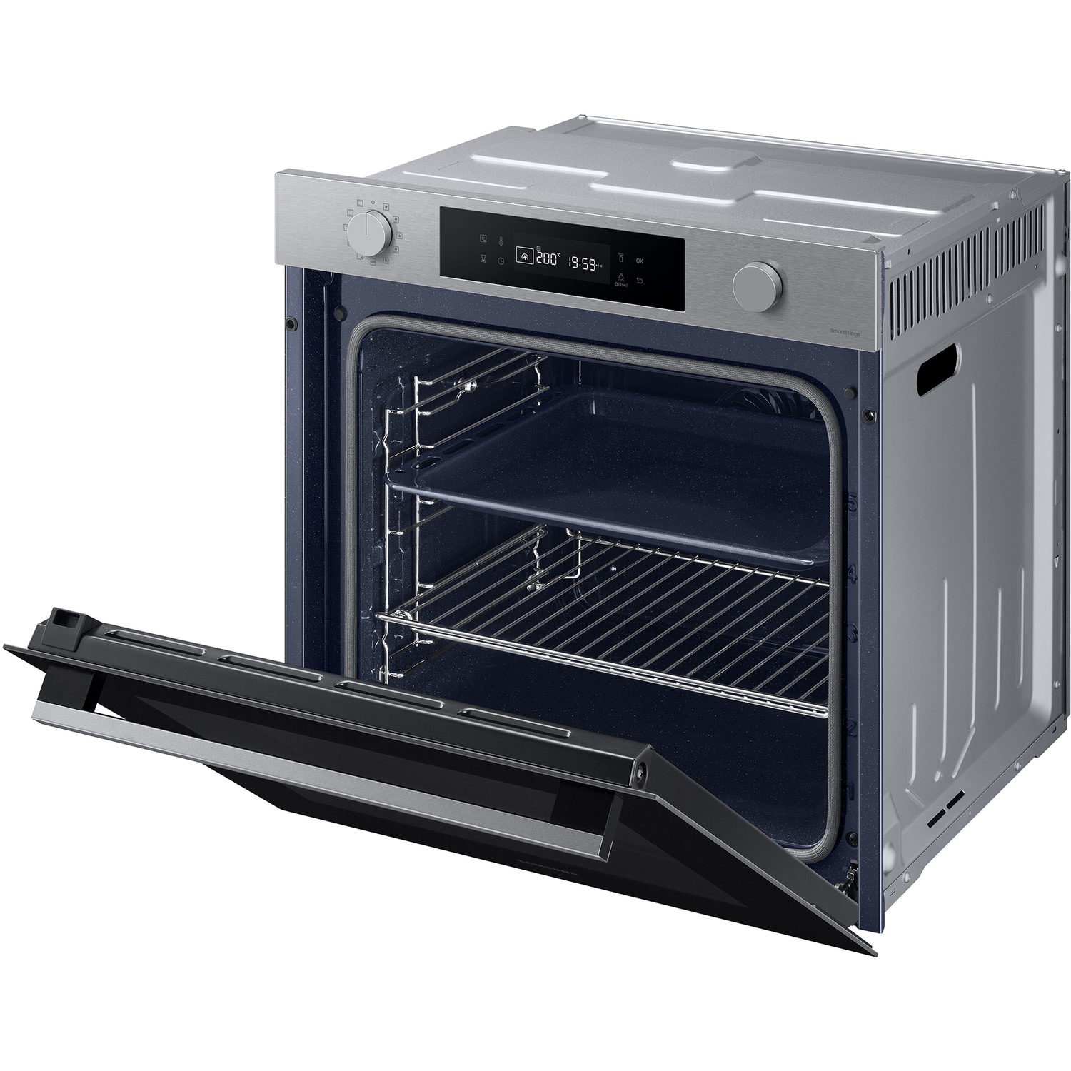 Refurbished Samsung Series 4 NV7B41307AS 60cm Single Built In Electric Oven Stainless Steel - Image 6