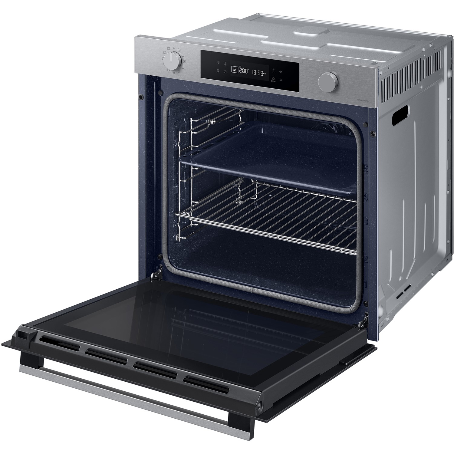 Refurbished Samsung Series 4 NV7B41307AS 60cm Single Built In Electric Oven Stainless Steel - Image 7