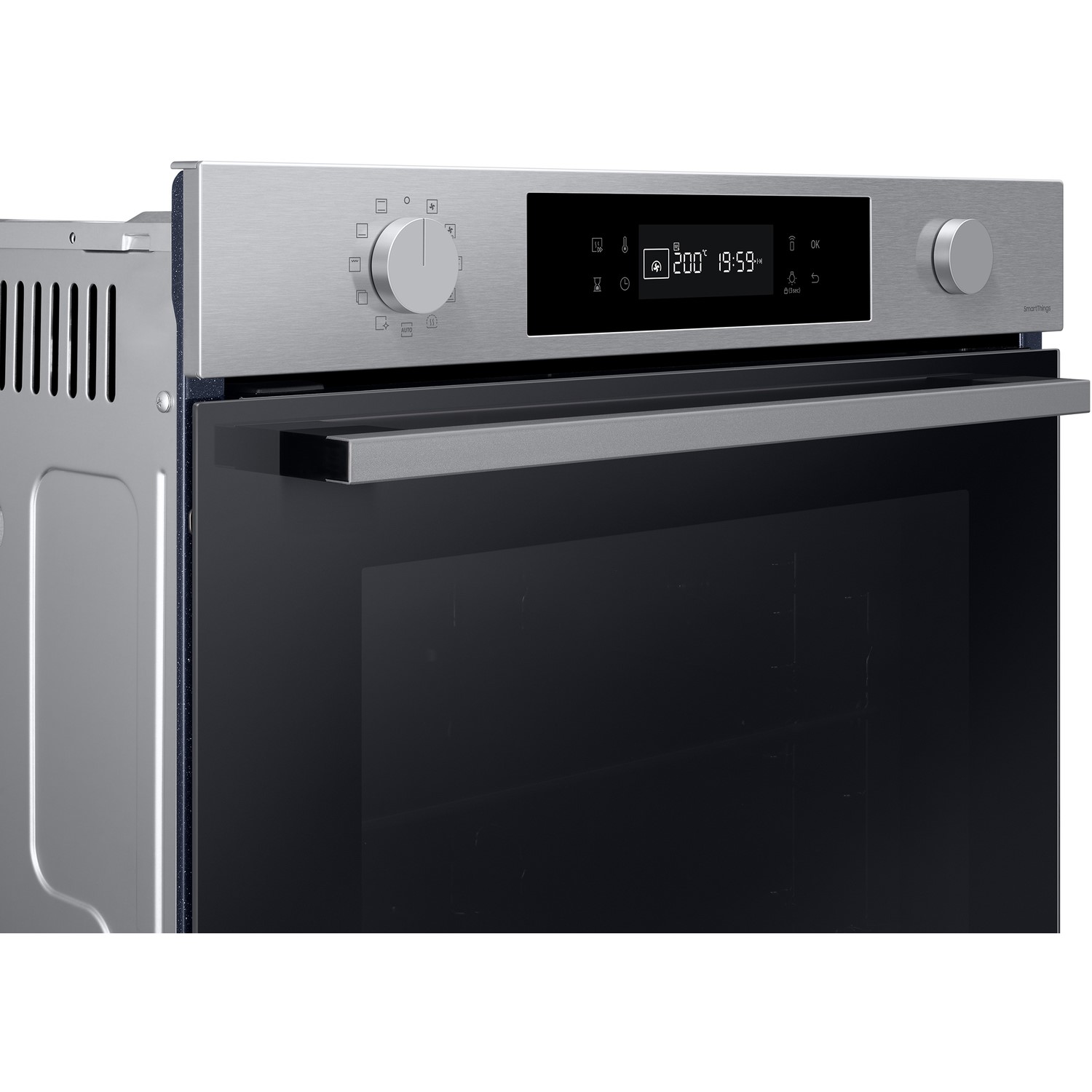 Refurbished Samsung Series 4 NV7B41307AS 60cm Single Built In Electric Oven Stainless Steel - Image 8