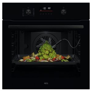 AEG 6000 Series SenseCook Electric Single Oven - Black
